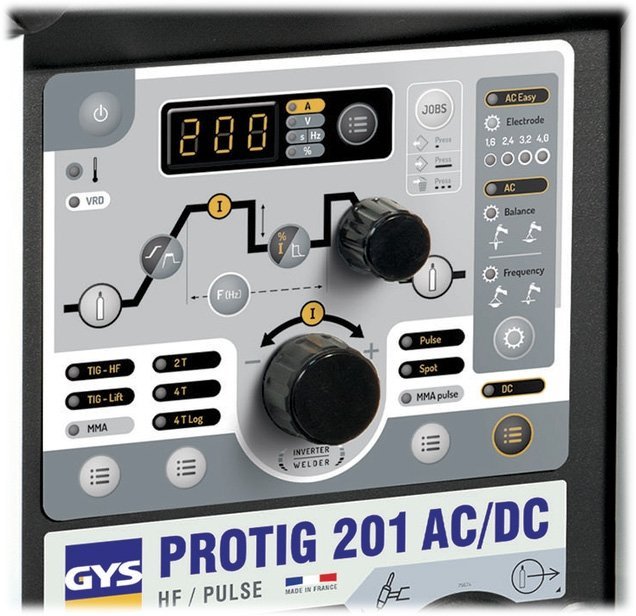 Poste de soudure PROTIG 201 AC/DC avec accessoires - GYS