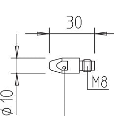 4 M8 - Pour torche 350 /380 /450 A
