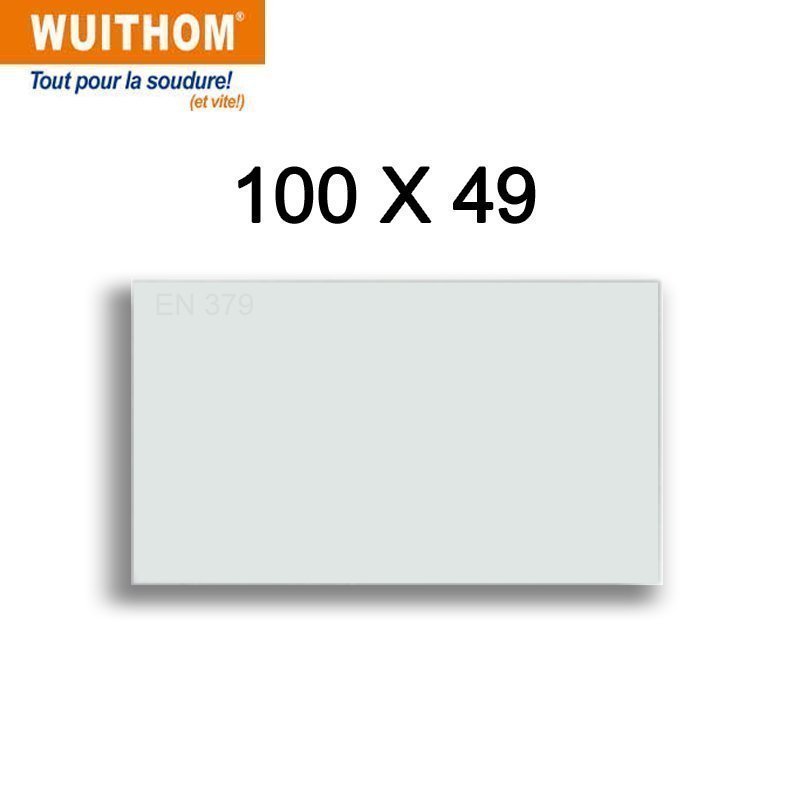 10 Écrans de garde -  Intérieur 100 x 49 mm  pour masque POWERSAFE PS5490 -  FLEXMATE 490 - PROFLEX QUATRO