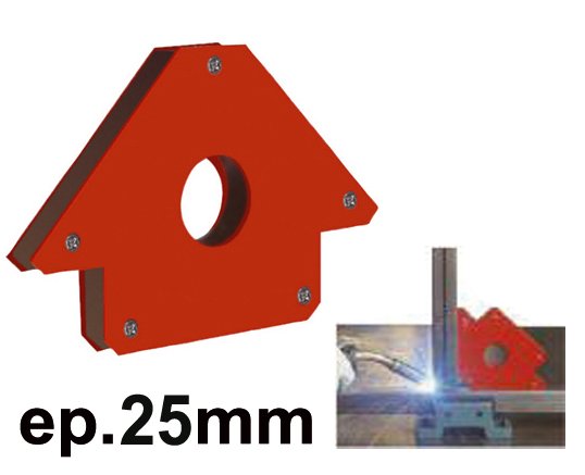 EQUERRE MAGNETIQUE - Epaisseur 25 mm - Côté 133mm