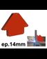 EQUERRE MAGNETIQUE - Epaisseur 14 mm - Côté 85mm